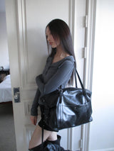 deep mood leather bag