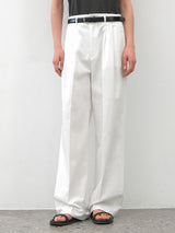 (Z-PT-5551)ESSENTIAL DOUBLE TUCK PANTS S