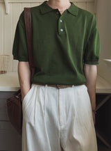 Kepio Linen Collar Half Knit