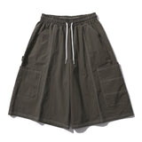 CARPENTER STITCH CAPRI PANTS BROWN