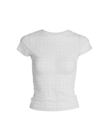 キシュ スパーク メッシュ ベビーティー ( white )