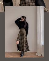 【MADE】 チェックドロングスカート