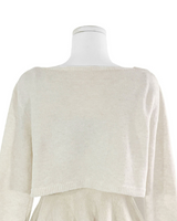 wave asymmetric flare knit cd + top set