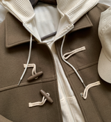  Liu Wool Overfit Duffel Coat