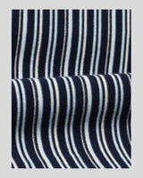 (UNISEX) Multi Stripe Hood Long Sleeve