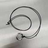 Nomad Ring Leather Necklace