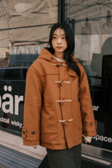 WOOL MID DUFFEL COAT