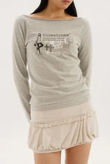 Marlene tee - gray