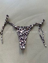 a leopard-frilled bikini