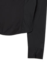 EYELET KNOT SHIRTS (BLACK)