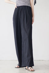 Bent Wide Pintuck Slacks
