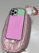 ​​pink strawberry (silver)