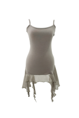 Chiffon frill sleeveless (2color)