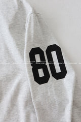 80ナンバーオーバーサイズフィットスウェットシャツ
