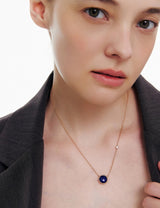 26SS★ [Premium Plating] Penisense AB Goutte Necklace Lapis Lazuli