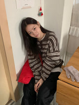 Kitka Stripe Collar Knit