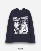 アーカイブプリンディドニットTシャツ