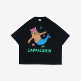 PEANUT STAIN - ワッツユアサインゾディアックカプリコーンボクシーTシャツ