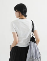 Teddy cropped T-shirt