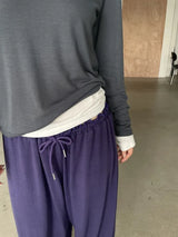 shirring loose pants