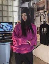 クロスダメージ ルーズフィットニット
