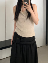 Defnit Draped Knit Tank Top