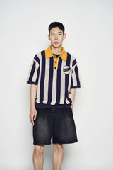 25SS WIDE BASIC DENIM SHORT PANTS BLACK