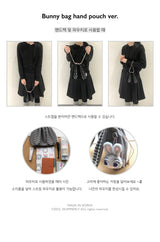 Bunny bag - Black stripes