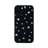 star glossy glass bumper case