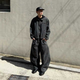 Oversized Pigment Work Jacket