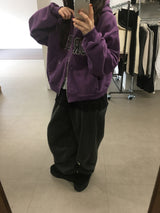 Lettering Fleece Hoodie Zip-Up (3 Colors)