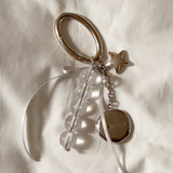 [MADE]CIRCLE PHOTO KEYRING- GRAY