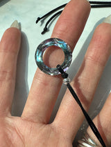 [925silver] Aurora crystal string necklace