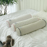 navy flower body pillow