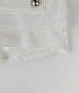 トロニーボタン ローウエストスカート(white)