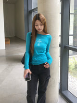 Saint Cross Lettering Long-Sleeve (4C)