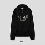 [CROP ITEM] スリムフィットジャージフードジップアップ(3color)