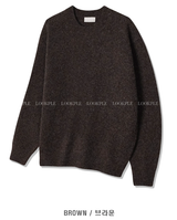 nade Alpaca Overfit Wool Round Knit