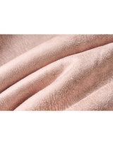 Melissa Teddy Bear Double Button Fur Shearling Midi coat Baby Pink