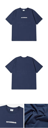 24FW コネクトロゴベーシック半袖Tシャツ ネイビー