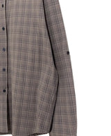 26FW★ [BAONHAUS] Kurenin Roll-up Check Shirt