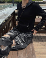 Bohemian damage pants