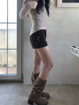 Bay Side Two Buckle Roll-up Short Pants