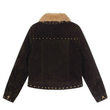 【60%Exclusive】Karen Stud Fur Mustang Jacket