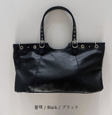 センジアイレットショルダーバッグバックルワイドレザーバッグ 4 カラーズ