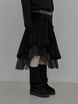 1186 Suede Warmer Sheepskin Long Boots (4cm)