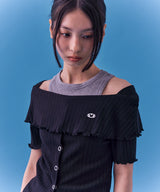 [NF] ヘイディニットオフショルダー_(ブラック)_F24QB275