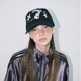 How Lucky ballcap_black