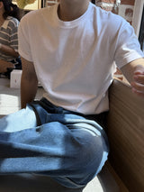 クラップマッスルロールアップショートスリーブTシャツ