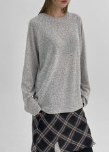 [MADE] Papa Summer Knit Long Sleeve T-shirt (Linen 30%)